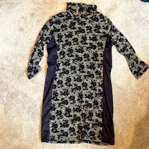 Super cute rayon (83%) long sleeve dress